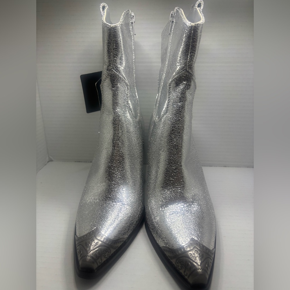 Silver Women's Boots